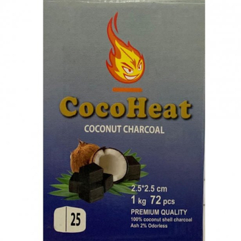 Уголь для кальяна Coco Heat 72шт