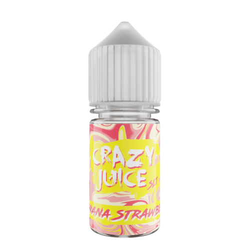 Жидкость Crazy Juice 30мл - Banana Strawberry