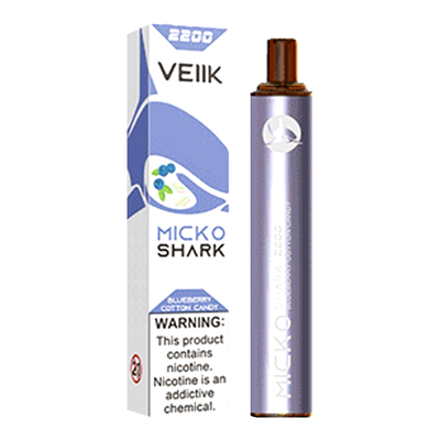 Одноразова електронна сигарета VEIIK Micko Shark 2200 Puffs