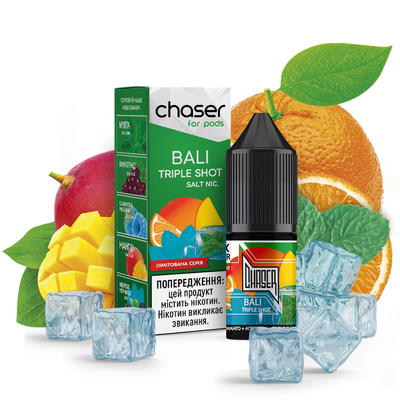 Жидкость Chaser For Pods Salt 10мл - Bali Triple Shot на солевом никотине