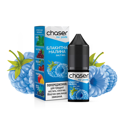 Жидкость Chaser For Pods Salt 10мл - Голубая малина на солевом никотине