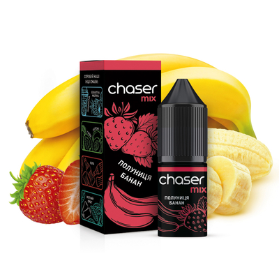 Рідина Chaser Mix Salt 10мл - Strawberry Banana на сольовому нікотині