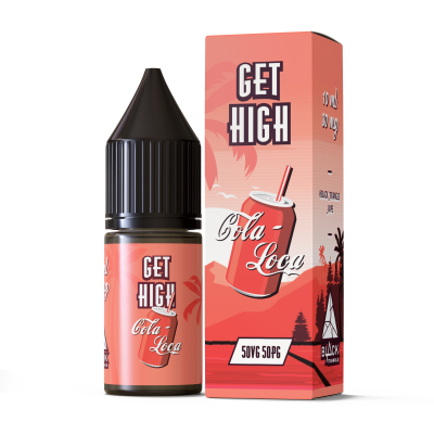 Рідина Get High 10ml - Cola-Loca на сольовому нікотині