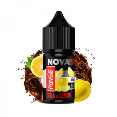 Рідина Nova Salt 30мл (Cola & Lemon) на сольовому нікотині
