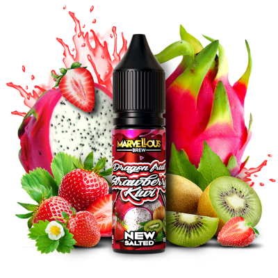 Рідина Marvelous Brew Salt 15ml - Dragon Fruity Strawberry Kiwi на сольовому нікотині