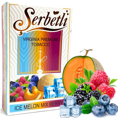 Табак для кальяна Serbetli 50g (Ice Melon Strawberry)