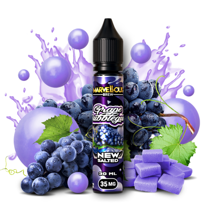 Marvelous Brew Salt 15ml - Grape Bubblegum