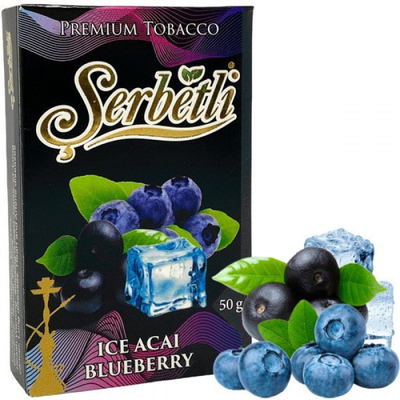 Табак для кальяну Serbetli 50g (Ice Acai Blueberry)