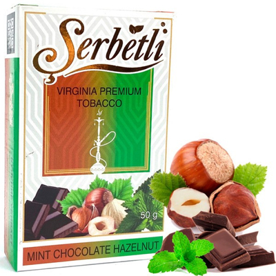 Табак для кальяна Serbetli 50g (Mint Chocolate Hazelnut)