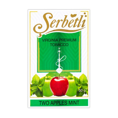 Табак для кальяна Serbetli 50g (Two Apples Mint)