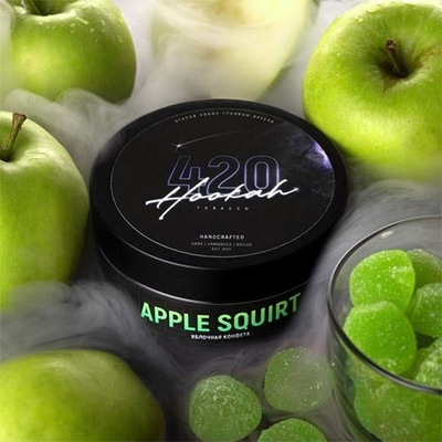Табак для кальяну 420 25g (Apple Squirt) Яблучна цукерка