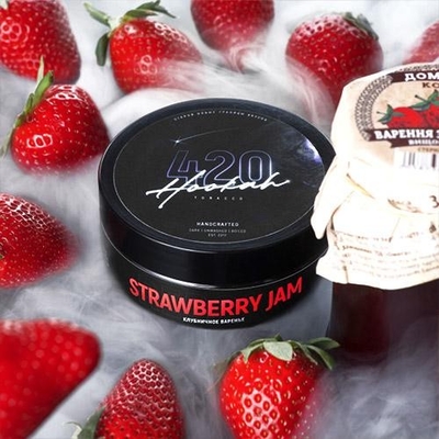 Табак для кальяна 420 25g (Strawberry Jam) Клубничное Варенье