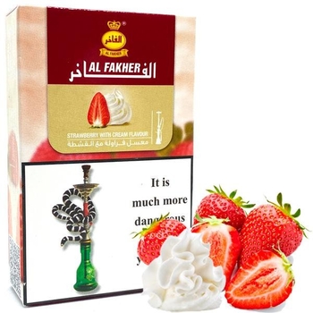 Al Fakher 50g (Strawberry With Cream) Полуниця Вершки