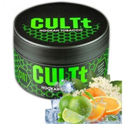 Табак для кальяна Cult 100g (Elderberry Lime Ice Orange)