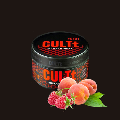 Табак для кальяна Cult 100g (Raspberry Peach)