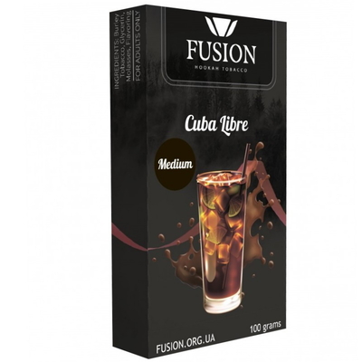Табак для кальяна Fusion Medium 100g (Cuba Libre)