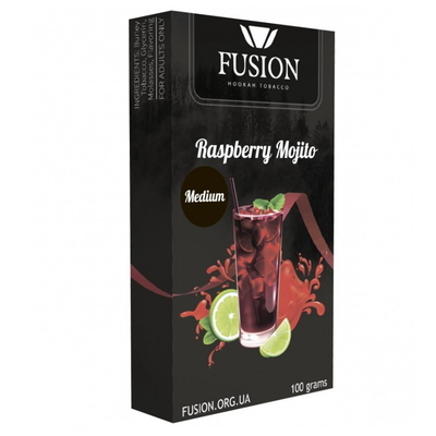 Табак для кальяну Fusion Medium 100g (Raspberry Mojito)