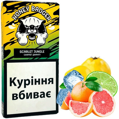 Табак для кальяна Honey Badger Mild Mix 40g (Scarlet Jungle)