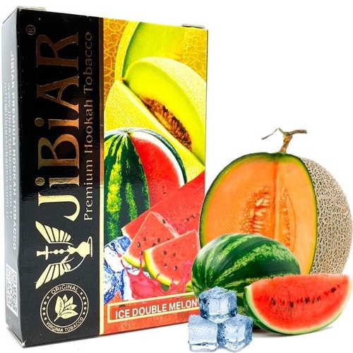 Табак для кальяну JiBiAR 50g (Ice Double Melon) Лед Дыня Арбуз