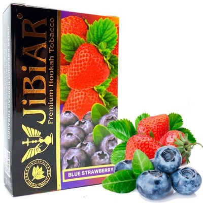 Табак для кальяну JiBiAR 50g (Blue Strawberry) Голубая Клубника
