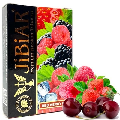 Табак для кальяну JiBiAR 50g (Red Berry Mix) Красный Ягодный Микс