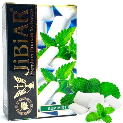 Табак для кальяна JiBiAR 50g (Gum Mint) Мятная Жвачка