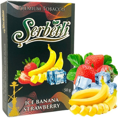 Табак для кальяна Serbetli 50g (Ice Banana Strawberry)