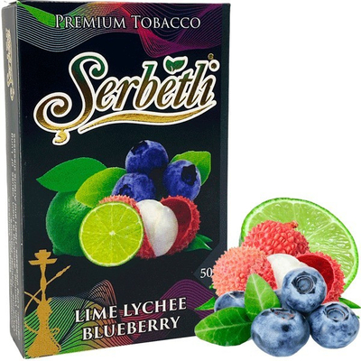 Табак для кальяну Serbetli 50g (Lime Lychee Blueberry)