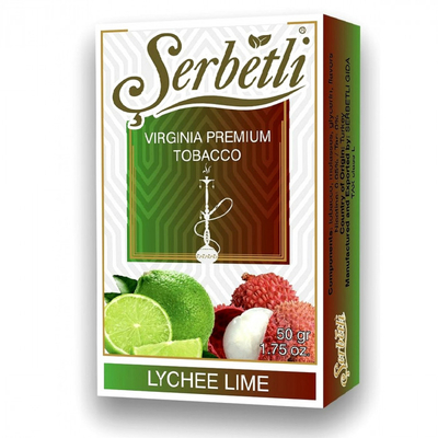 Табак для кальяну Serbetli 50g (Lychee Lime)
