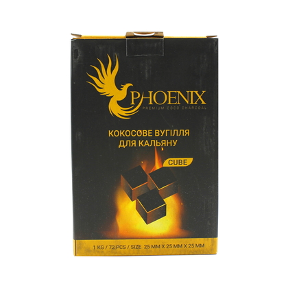 Вугілля для кальяну Phoenix Сube