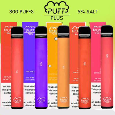 Одноразовая электронная сигарета Puff Plus 800 Puffs
