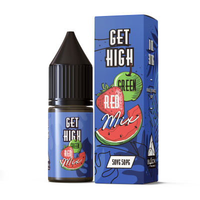 Жидкость Get High 10мл - Green Red Mix на солевом никотине