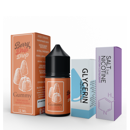 Набор Berry Drip Drop Salt 30мл (Gummy)