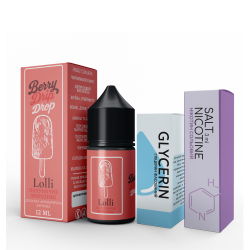 Набір Berry Drip Drop Salt 30мл (Lolli)