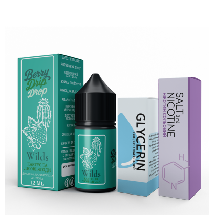 Набор Berry Drip Drop Salt 30мл (Wilds)