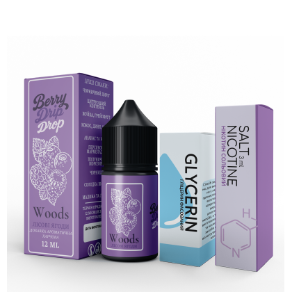 Набор Berry Drip Drop Salt 30мл (Woods)