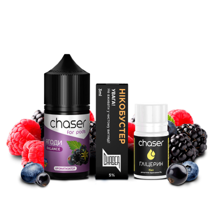 Набір Chaser For Pods Ultra Salt 30мл (Ягоды)
