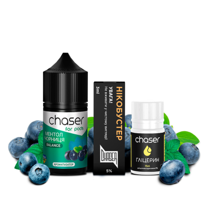 Набір Chaser For Pods Ultra Salt 30мл (Чорниця з Ментолом)