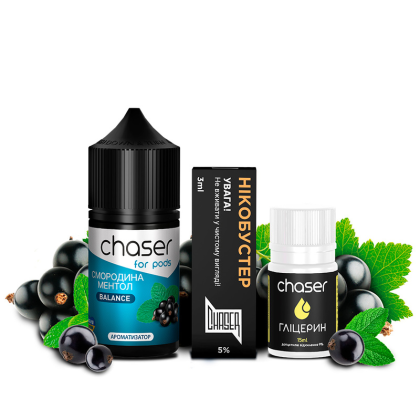 Набор Chaser For Pods Ultra Salt 30мл (Смородина Ментол)