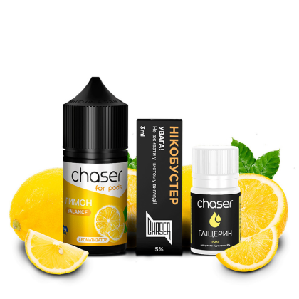 Набор Chaser For Pods Ultra Salt 30мл (Лимон)