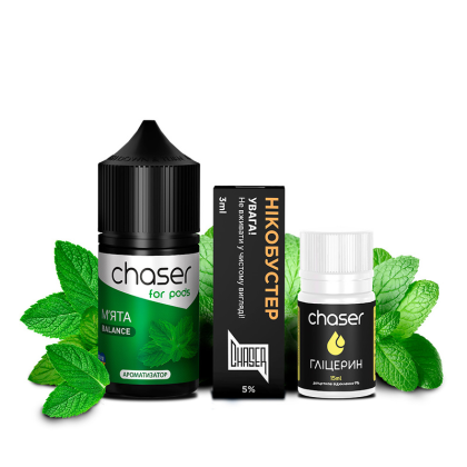 Набір Chaser For Pods Ultra Salt 30мл (М'ята)