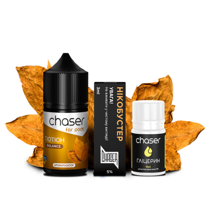 Набор Chaser For Pods Ultra Salt 30мл (Табак)