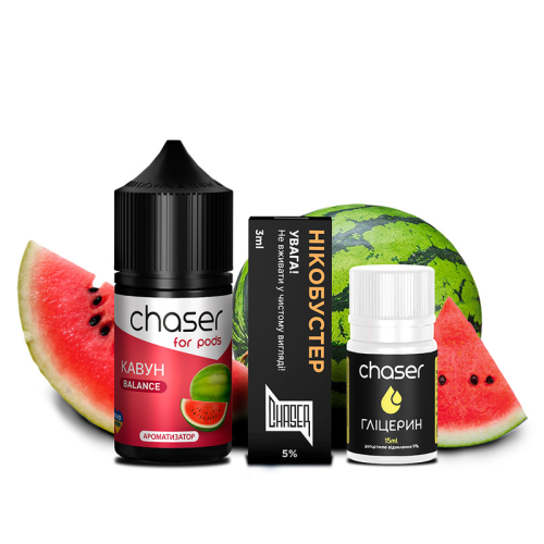 Набор Chaser For Pods Ultra Salt 30мл (Арбуз)