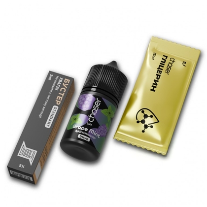Набор Chaser Lux Ultra Salt 30мл (Grape Mint)