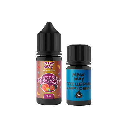 Набор New Way Ice Salt 30мл (Passion Fruit Peach Ice)