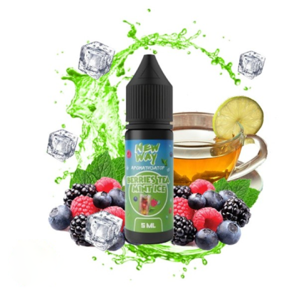 Набор New Way Ice Salt 15мл (Berries Tea Mint Ice)