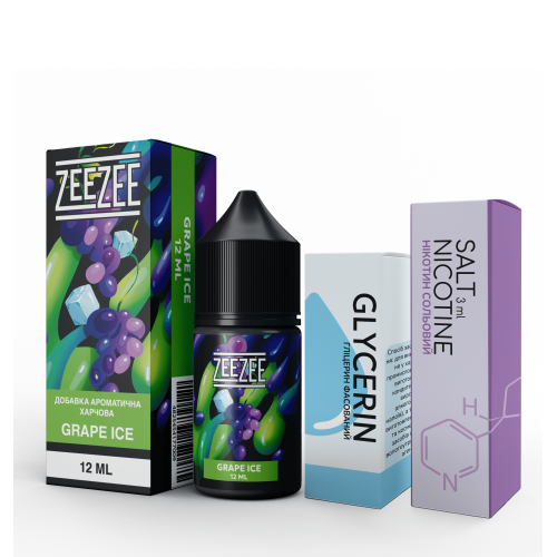 Набор ZeeZee Salt 30мл (Grape Ice)