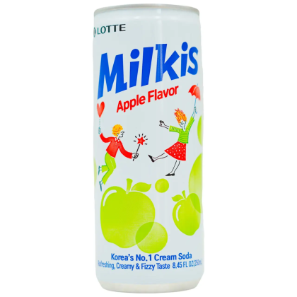 Напиток сильногазированный Milkis LOTTE 250мл