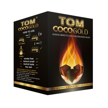 Уголь для кальяна Tom Cococha Gold