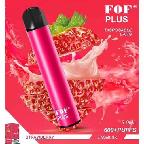 Одноразова електронна сигарета FoF Plus 600 Puffs